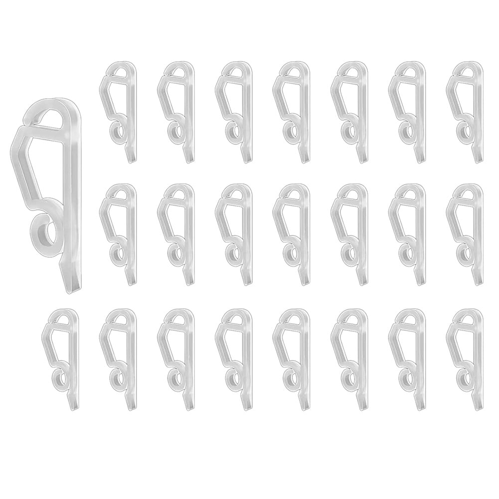 Clips for Christmas Fairy & Icicle Lights 100 Pack Metal Gutter Hooks 