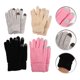 thumbnail image 5 of 4 pares de guantes de invierno para mujer, tejidos, cálidos, con dedos táctiles, antideslizantes, para conducir, con aislamiento táctil para clima frío, 5 of 7