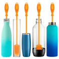 thumbnail image 3 of Juego de cepillos para botellas y cepillos limpiadores de pajitas Kitchiny 12.5 de silicona, 3 of 8