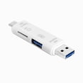 thumbnail image 4 of Card Reader USB 3.1 Type-c Interface card reader; TF Adapter Converter TF Card High Speed OTG Reader, White, 4 of 8