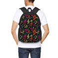 thumbnail image 4 of Fotbe Music Notes Mochila para Hombre y Mujer - Tela Oxford 600D Resistente - Mochila Impermeable de Gran Capacidad para Escuela, Viajes y Senderismo, 4 of 6