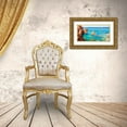 thumbnail image 3 of Galasso, Adriano 24x14 Gold Ornate Wood Framed with Double Matting Museum Art Print Titled - Cala del vento, 3 of 4