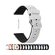 thumbnail image 1 of wonima11 Silicone Watch Band 19mm for Women Men Quick Release Rubber Watch Straps with Stainless Steel Buckle,White Top/Black Bottom & silver buckle, 1 of 1