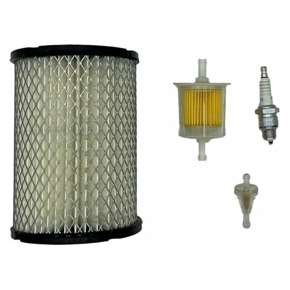 Golf Cart Tune Up Kit Compatible with EZGO Marathon 2-Cycle 1976-1994 Gas Golf Carts | Includes Air Filter, Fuel Filter, Plugs | Engine Maintenance Kit