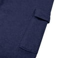thumbnail image 6 of hotojiny Cargo Sweatpants for Men Casual Open Bottom Straight Leg Trousers with Multi Pockets Summer Lightweight Sweat Pant, 6 of 6