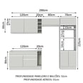 thumbnail image 3 of Cocina Integral Completa Modular Madesa Glamy 290cm MB 01, 3 of 5