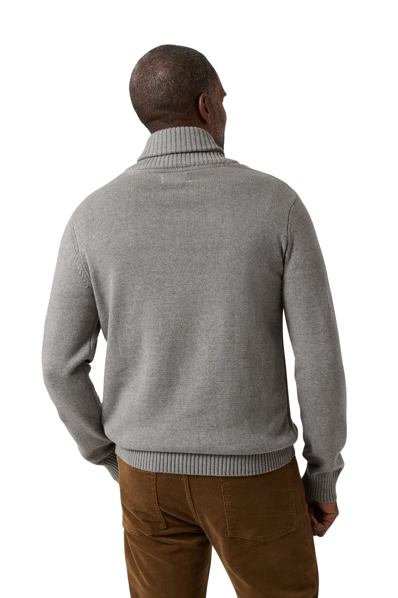 Chaps Men's & Big Men's Twist Textured Shawl Collar Sweater