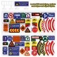 thumbnail image 4 of 56 PCS Play Traffic Signs Street Road Signs Road Signal Signal Toys con 2 PCS Modelos de semáforo para niños, 4 of 7
