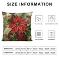 thumbnail image 5 of Nawypu  Spring Throw Pillow Cover Winter Flower and Bird Pattern Pillow Cover, Christmas Decoration Gift Home Decoration Square Sofa Chair Cushion Cover,, 5 of 5