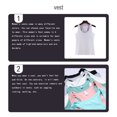 thumbnail image 2 of Jumpingount Chaleco de algodón para mujer, ropa recortada de moda de punto, camiseta transpirable fresca, camisas de fondo exterior de primavera, Prendas para la parte del cuerpo Beige S Jumpingount AP010463-07B, 2 of 6