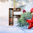 thumbnail image 6 of KCEHTA Christmas Book Ornaments, Letter Shaped Bookshelf Pendant, Book Lover Christmas Ornaments, 26 Letters Christmas Tree Decoration, Personalized Christmas Gifts for Book Lovers, Librarian, 6 of 7