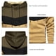thumbnail image 4 of Sudadera Con Capucha Para Hombre, Cómoda Sudadera Con Capucha De Empalme De Color Para Hombre Fibra De Poliéster Agradable A La Piel Suelta De Moda Para Acampar Para Trabajar ANGGREK OD Verde 2XL, 4 of 4