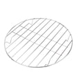 thumbnail image 2 of Grille à Viande en Acier Inoxydable Ronde Portable pour Poisson Légumes Rôtissoire à Pizza - 28cm (Sans Plateau de Cuisson Noir), 2 of 8