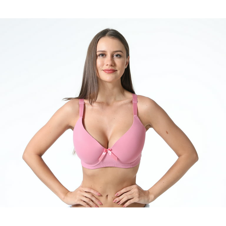 Women Bras 6 Pack of T-shirt Bra B Cup C Cup D Cup DD Cup DDD Cup 34D  (S9297)