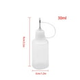 thumbnail image 3 of 10pcs Sub Bottle Plastic Rustproof Metal Glue Storage Bottle Portable 30ML Travel Bottle Workhe, 3 of 8