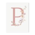 thumbnail image 3 of Póster de decoración de guardería con nombre personalizado y flores silvestres, cuadro en lienzo con flores rosas, arte de pared para dormitorio de niña, decoración del hogar, 3 of 5