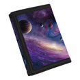 thumbnail image 2 of Chririnla Stretch Polyester Children's Wallet with Compact Foldable Kids Trifold Wallet for Sports, Galaxy Planet Pattern Toddler Wallet, 2 of 7