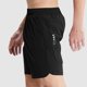 thumbnail image 2 of Mens Casual Pantalones Cortos Color Sólido Delgado Ligero Secado de la Condición Física Transparente, Cintura Elástica para Al Aire Libre, 2 of 9