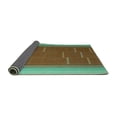 thumbnail image 2 of Ahgly Company Indoor Rectangle Abstract Turquoise Blue Contemporary Area Rugs, 7' x 10', 2 of 4