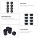 thumbnail image 5 of unbranded 8Ud Pies De Para Altavoces Y Amplificadores Antivibración Y Protección, 5 of 6