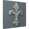 thumbnail image 5 of Ekena Millwork 2 3/4"W x 4"H x 1/2"P Fleur-de-lis Small Onlay, 5 of 6