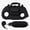 Black, variant on Pawsie Purse Dog Carrier, Adjustable Oxford Pet Sling Bag with Storage Pocket for Small Dogs & Cats, Travel, Walking & Daily Outings