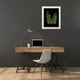 thumbnail image 4 of Vitaly Geyman 15x18 White Modern Wood Framed Wall Art Titled - Green Leaves II, 4 of 5