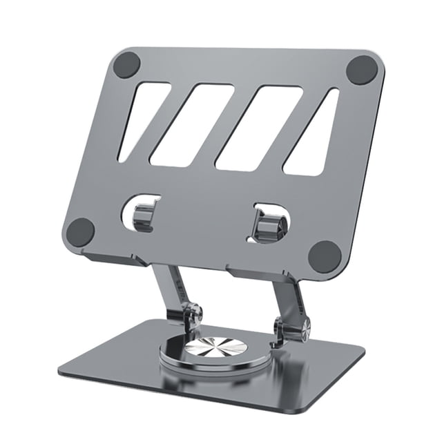 Stand for Tablet Valentine's Tableware Carbon Steel Tablet Stand All Directional Rotation Infinite Angle Adjustment High Load Bearing Capacity Hollow Heat Dissipation Backplate Slip Proof Soft Rubber