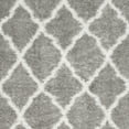 thumbnail image 5 of SAFAVIEH Indie Careen Geometric Polyester Shag Area Rug, Grey/Ivory, 9' x 12', 5 of 5