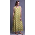 thumbnail image 2 of Bimba Chemises de Nuit en Rayonne Imprimée pour Femmes Robe Sans Manches Vêtements de Nuit Robe Maxi-m, 2 of 5