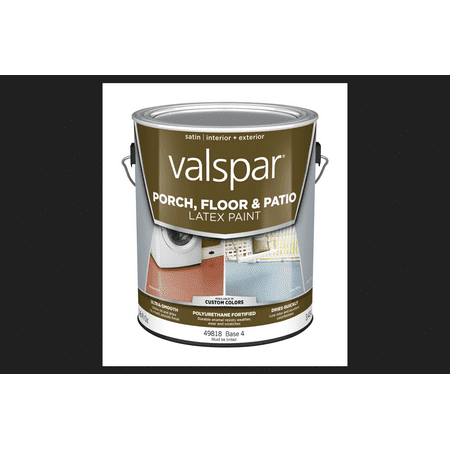 Valspar Porch  Floor & Patio Wood & Concrete Paint Satin Clear Base 4 Floor and Patio Coating 1 gal