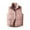 Light Pink, variant on Womens Corduroy Vest Stand Collar Zip Snap Button Sleeveless Warm Padded Gilet Dressy Long Jackets Bohemian Vest Strike Vest Puffy Vests for Women with Hood Fashion Clothes for Women Leather Vest