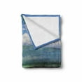 thumbnail image 2 of Starfish Soft Flannel Fleece Blanket, Split View with Sky and Clouds Above Under the Sea Wildlife and Ocean Nature Rocks, Cozy Plush for Indoor and Outdoor Use, 50" x 60", Multicolor, by Ambesonne, 2 of 6