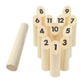 thumbnail image 4 of Juego de juguetes de madera Juego de lanzamiento Regalo para Juego de lanzamiento de dispersión Juego de patio Bloque de números para interior shamjiam Juego de lanzamiento, 4 of 8