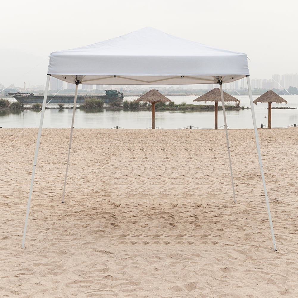 Aimee Lii 118"x118" Canopy Tent Awnings for Decks, Backyard Canopy Gazebo, Awnings for Patio Waterproof, Outdoor Patio Awnings for Party Camping BBQ Events, White