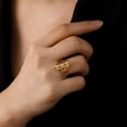 thumbnail image 4 of lanema Knot Wide Statement Fashion Witches Knot Unique Finger Amulets Jewelry Birthday for Women Men, 4 of 16