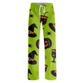 thumbnail image 5 of Green Womens Jogger Pajamas Pants Long Oversized, Halloween Pjs Pants, Comfortable Fuzzy, Funny Vintage Y2k, Festival Family XL, 5 of 5