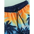 thumbnail image 6 of Kiapeise Kids Toddler Boys Beach Swim Trunks Drawstring Waist Swimsuit Swim Shorts Bottoms, 6 of 7