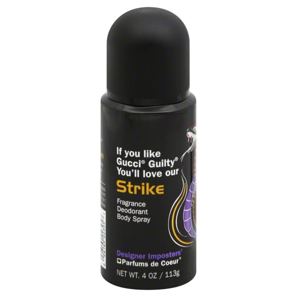 Designer Imposters Strike Fragrance Deodorant Body Spray, 4 oz
