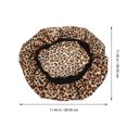 thumbnail image 2 of 3Pcs Household Women Sleep Hat Hair Bonnet Satin Wide Rim Sleeping Hat, 2 of 8