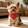 thumbnail image 4 of Pet Bandana Collar, Dog Bandana Collar with Adjustable Buckle Pet Triangle Scarf Bibs for Small Dogs Cats, 4 of 9