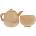 thumbnail image 1 of LOLIPPYY 21Pack Mini Tea Cup for Simulation House Toys Khaki Wood Realistic Decorative Model, 1 of 5