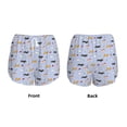 thumbnail image 5 of Lsque Dogs Are Running Printed Women's Running Shorts with Liner Pockets,Elastic Quick Dry Workout Athletic Gym Yoga Shorts,Womens High Waist Shorts-Medium, 5 of 9
