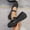 Black, variant on Women's Slip-On Flats, Mesh Upper Material Lightweight Casual Shallow Mouth Comfort Shoes Black 9.5