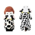thumbnail image 5 of Puppy Clothes Cows Dog Clothes Cattle Clothing Role Playing Clothing Pet Supplies Winter Pajamas Jumpsuits Dog Wool Jackets Pet Clothes Rack Pet Clothes for Small Dogs Girl Pet Clothes for Small Dogs, 5 of 5