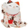 thumbnail image 3 of Kimono japonés Lindo Gato de la suerte Decoración de coche Abertura pequeña Regalo de boda de inauguración de la casa Decoración creativa D, 3 of 5