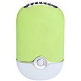 thumbnail image 1 of Mini ventilador de escritorio incorporado con batería de iones de litio portátil, ventilador de aire acondicionado recargable por USB F015, verde JM, 1 of 5