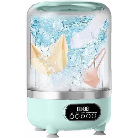 3-in-1 Portable Washing Machine, 3L Mini Cordless Washer with Spin Basket and 3 Modes, Compact Portable Washing Machine for Home, Apartment, Dorm, RV, Hotel, Camping & Travel