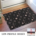 thumbnail image 3 of Black Sun Moon Cloud Planet Pattern Door Rugs,Washable Non Slip Door Mats Indoor,Decorative Door Mats,Entry Mat Indoor for Entrance,Bedroom,Kitchen,Bathroom,16"x24", 3 of 6