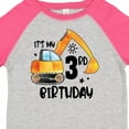 thumbnail image 4 of Inktastic Construction Truck It's My 3rd Birthday Boys or Girls Toddler T-Shirt, 4 of 5